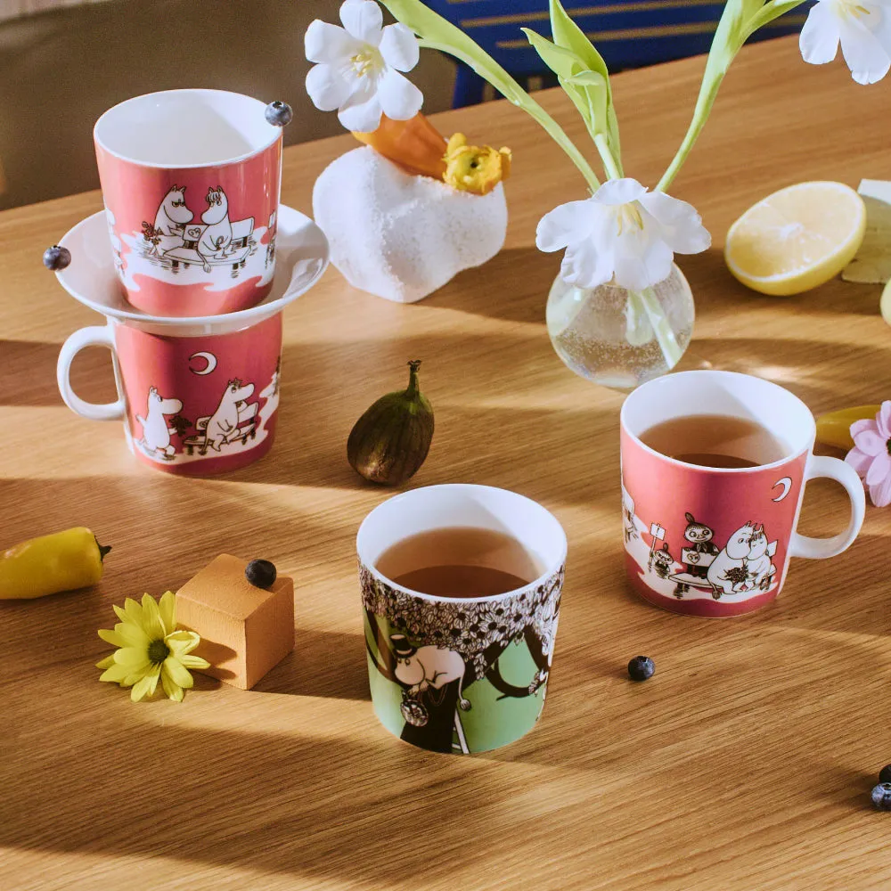 Moomintroll Rose mug 0,4 L vitroporcelaine