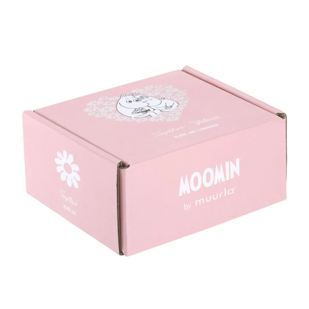 Moomintroll Moomin Together bocal en verre cœur 11,5 cm
