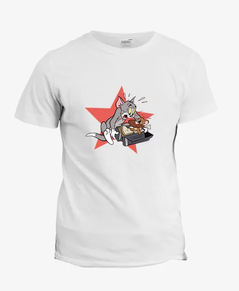 Pixgoodies Tom & Jerry t-shirt coton fan cartoon