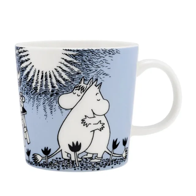 Moomintroll Love mug bleu 0,3 L câlin