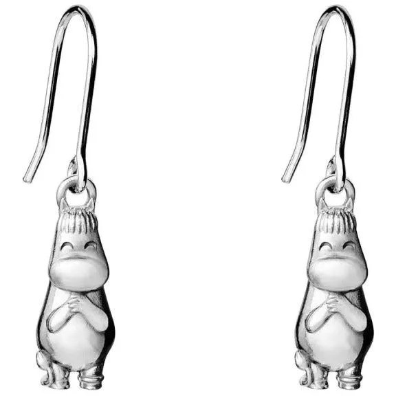 Moomintroll Snorkmaiden boucles d'oreilles argent recyclé 7x18 mm
