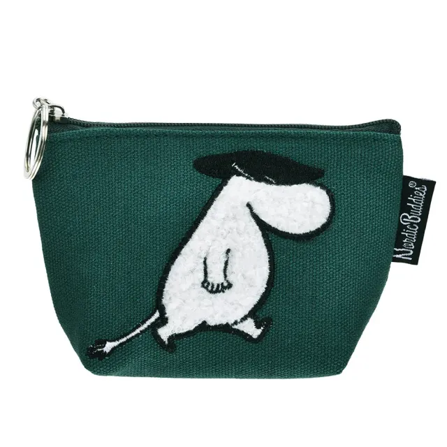 Moomintroll Chapeau Porte-monnaie Toile Verte 9 x 8 cm
