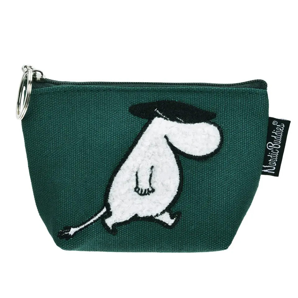 Moomintroll Chapeau Porte-monnaie Toile Verte 9 x 8 cm