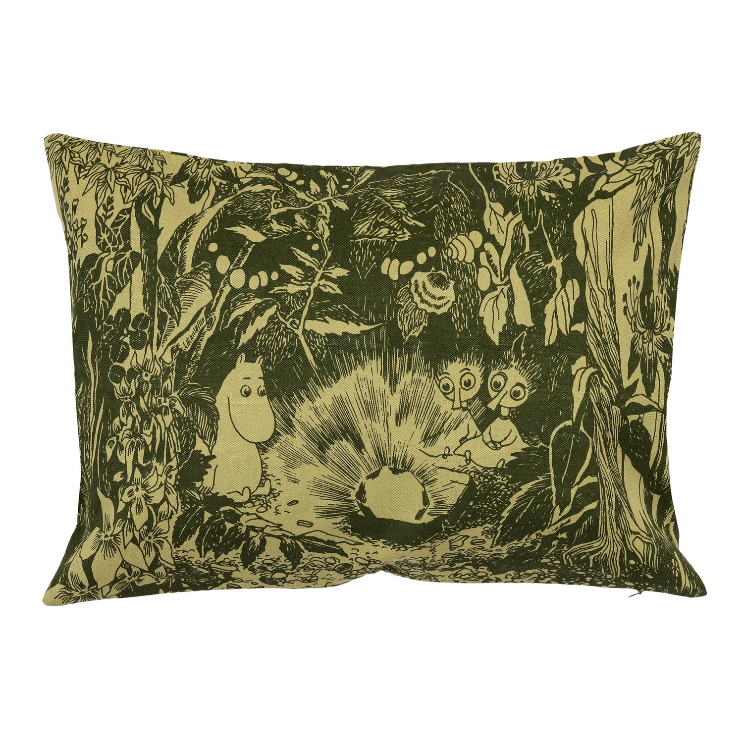 Moomintroll Mystical Forest housse de coussin 40x58 cm lin