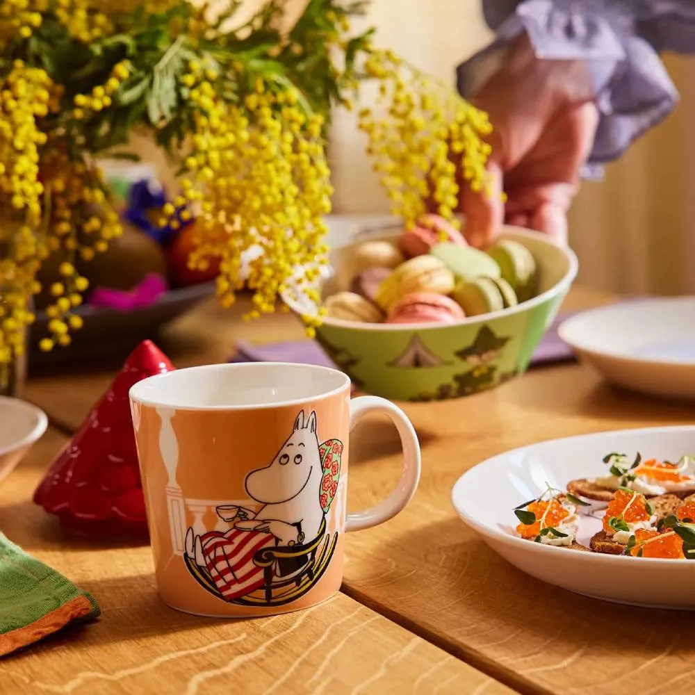 Moomintroll Moominmamma mug 30 cl pêche