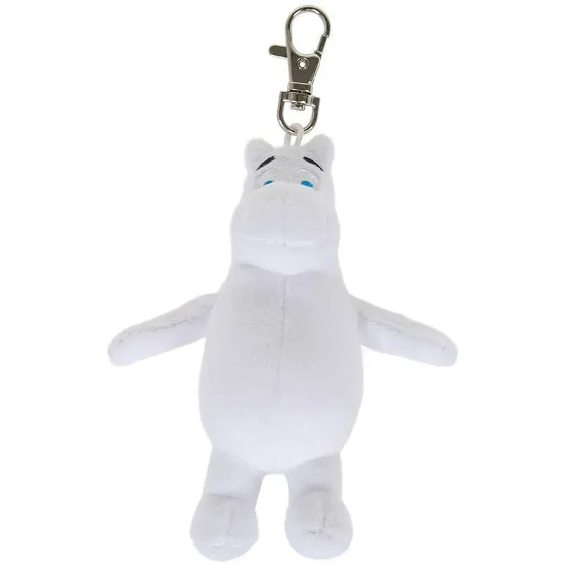 Moomintroll porte-clés peluche blanc 10 cm