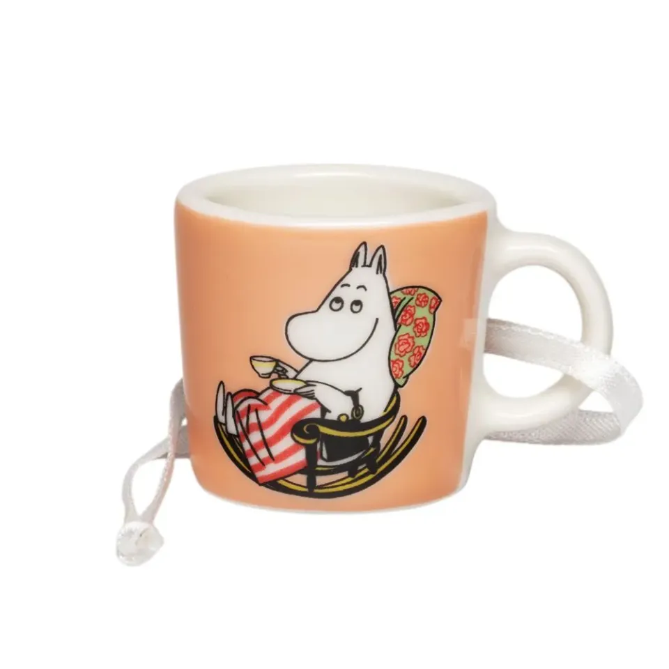 Moomintroll Moominmamma mini mug pêche vitroporcelaine
