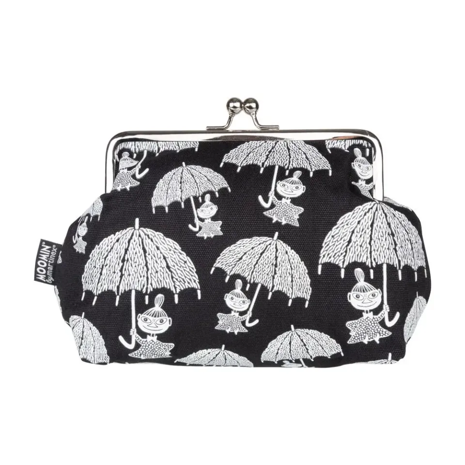 Moomintroll Little My Rain pochette noir blanc