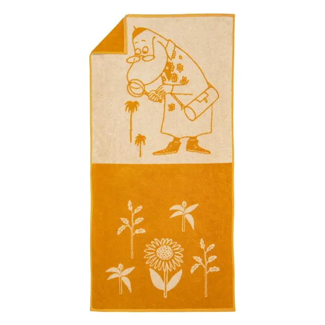 Moomintroll Hemulen Serviette de bain 70x140 cm Ocre