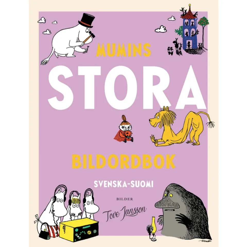Moomintroll Stora Bildordbok livre images suédois-finnois