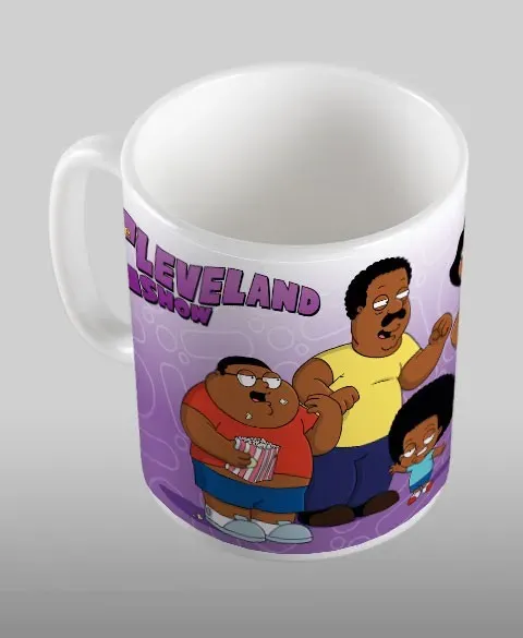 Pixgoodies The Cleveland Show famille avant tout mug céramique