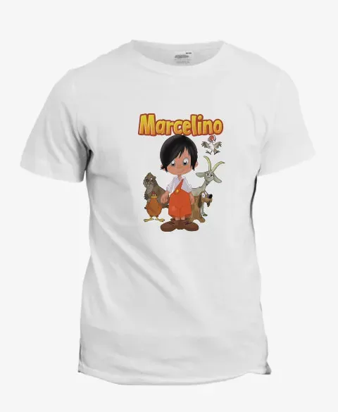 Pixgoodies Marcelino t-shirt coton dessin animé