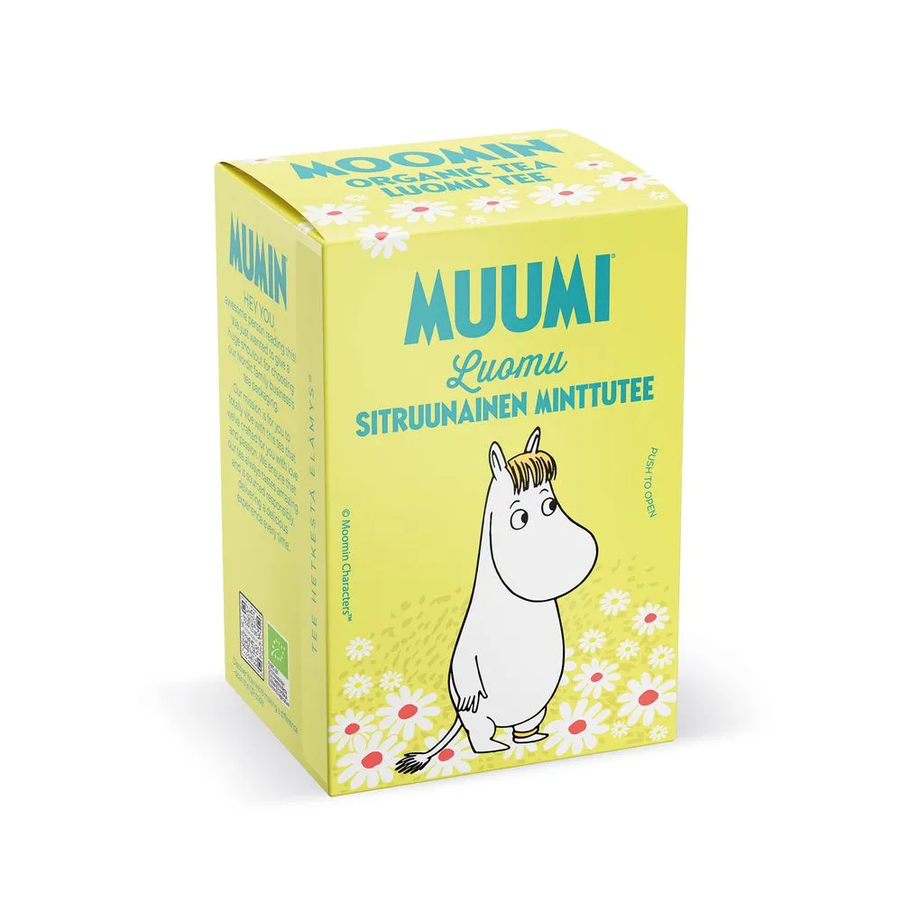 Moomintroll Snorkmaiden thé citron menthe 20 sachets