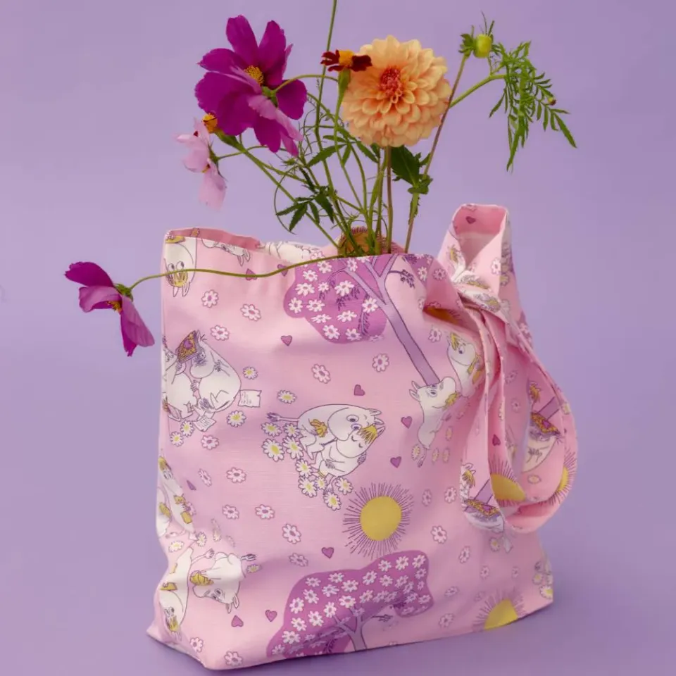 Moomintroll Sweethearts tote bag coton
