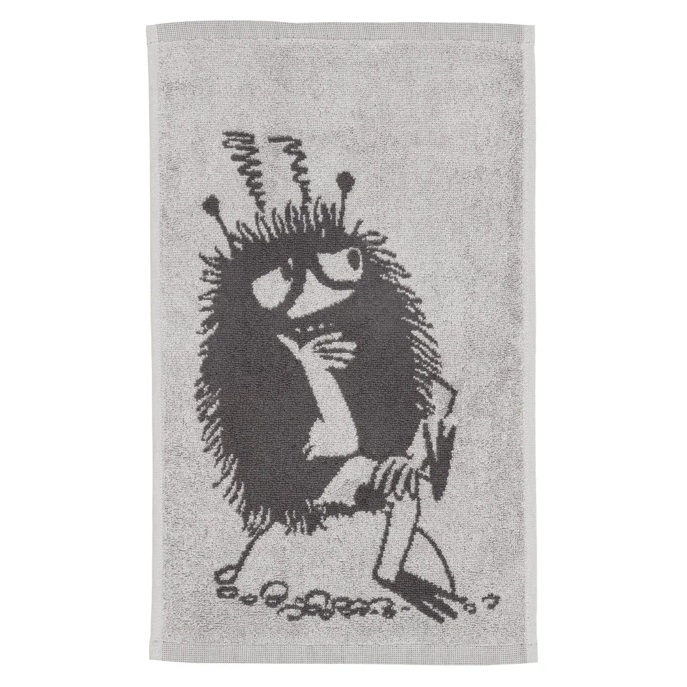 Moomintroll Stinky essuie-main gris coton bio