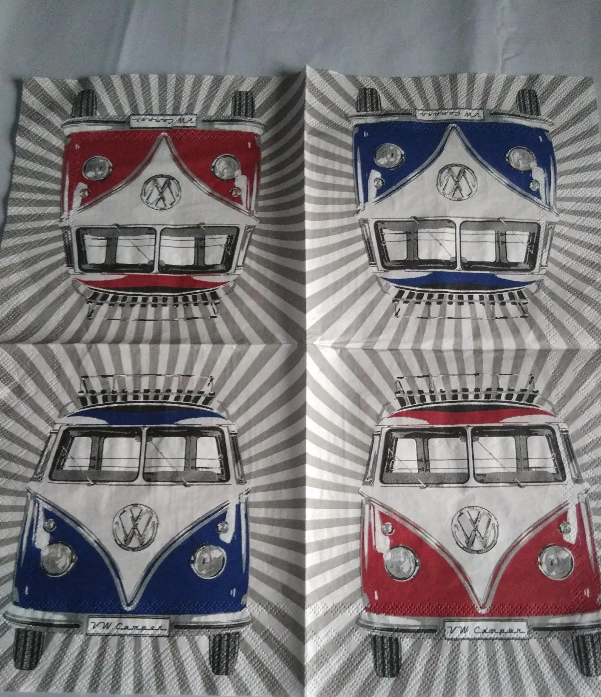 Brisa VW Collection T1 Bus Combi serviettes en papier
