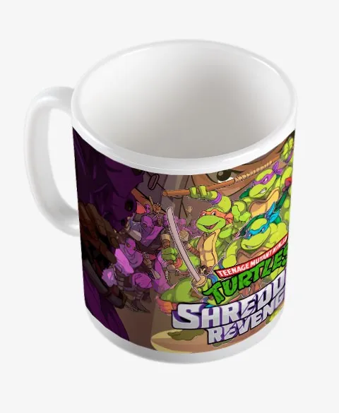 Pixgoodies Tortues Ninja Shredder's Revenge mug céramique pixel