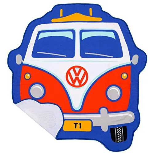 Brisa VW Collection T1 Bus serviette plage enfant rouge 150 cm