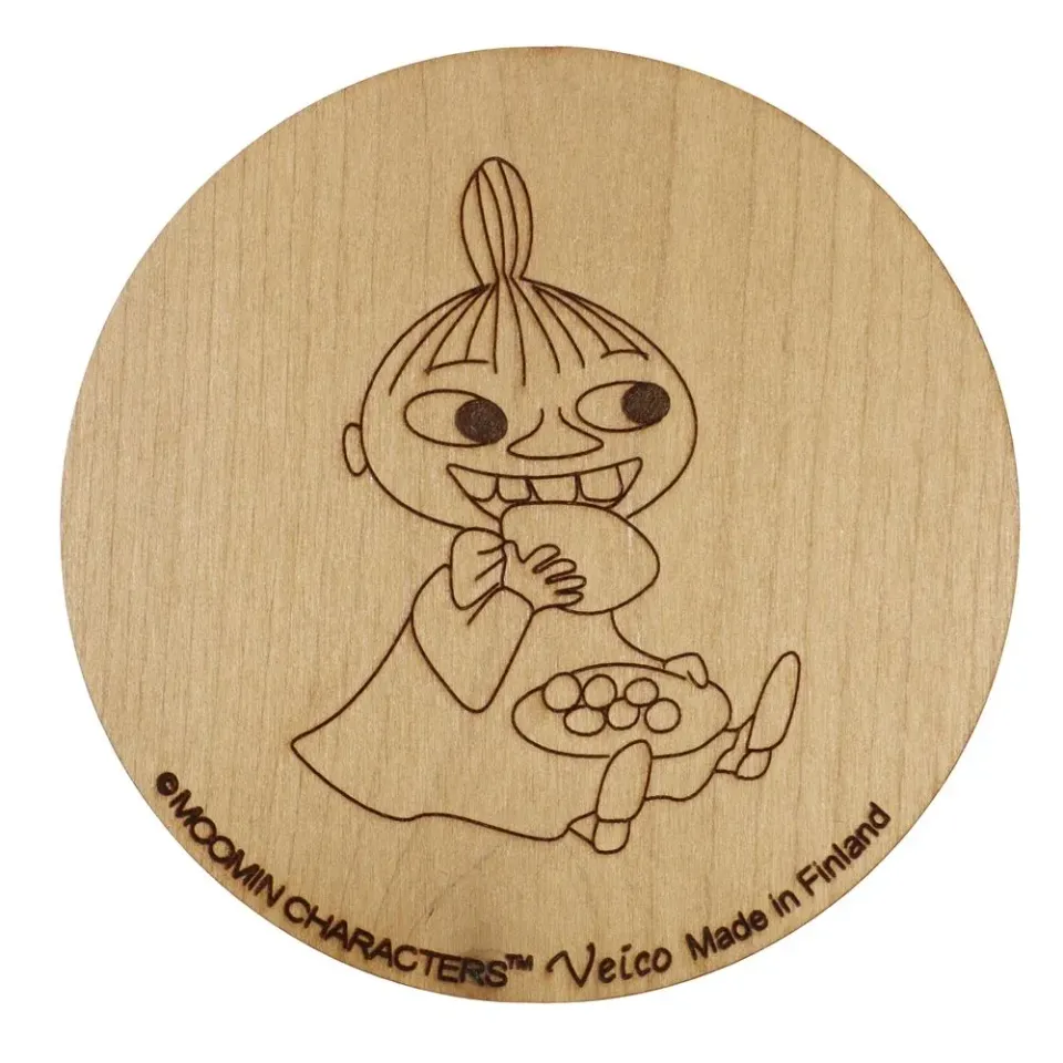 Little My Cookies dessous de verre en bouleau