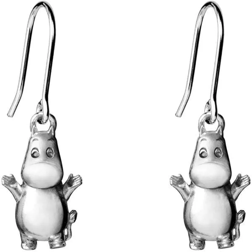 Moomintroll boucles d'oreilles argent sterling