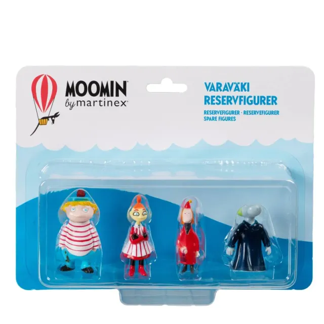 Moomintroll Friends Figurines Lot de 4 PVC 5 cm