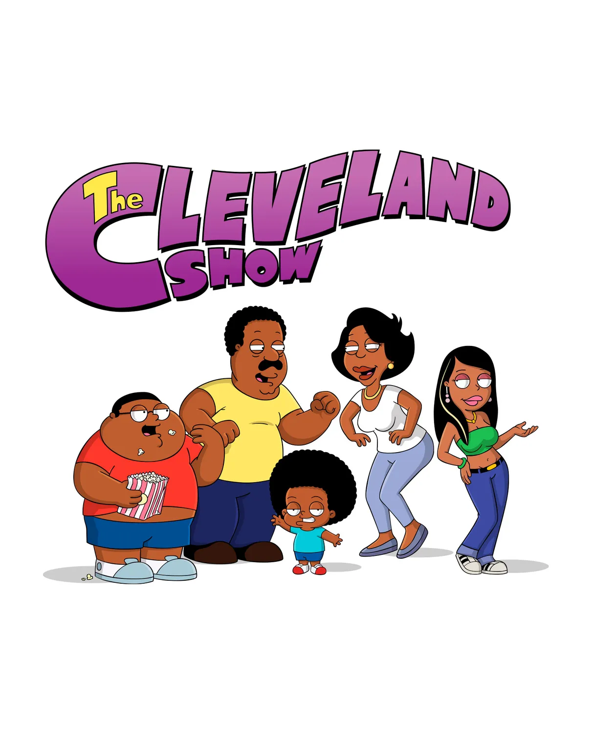 Pixgoodies The Cleveland Show t-shirt fan famille