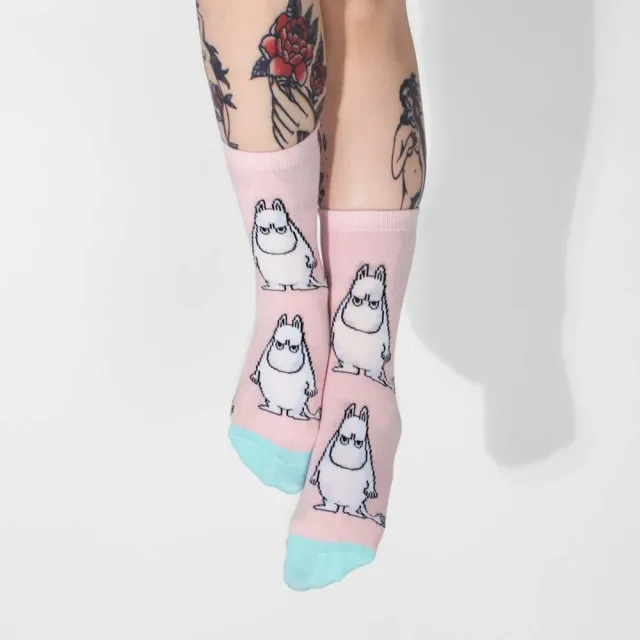 Moomintroll Angry chaussettes coton