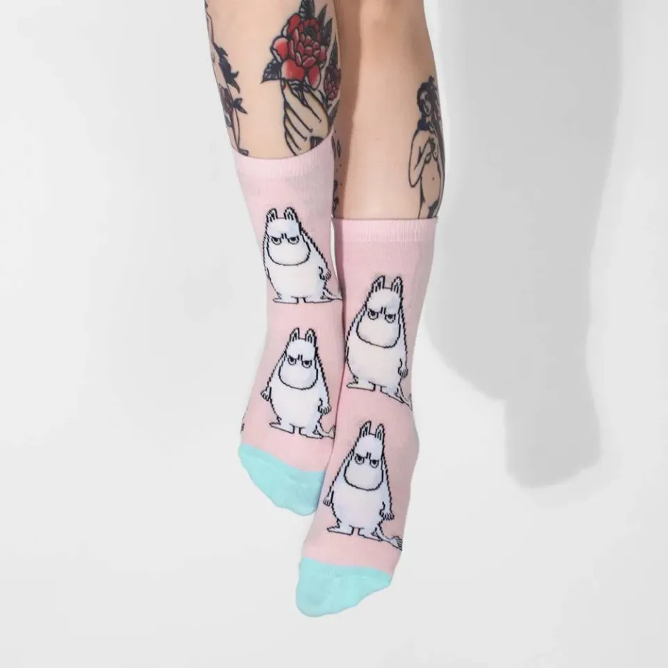 Moomintroll Angry chaussettes coton